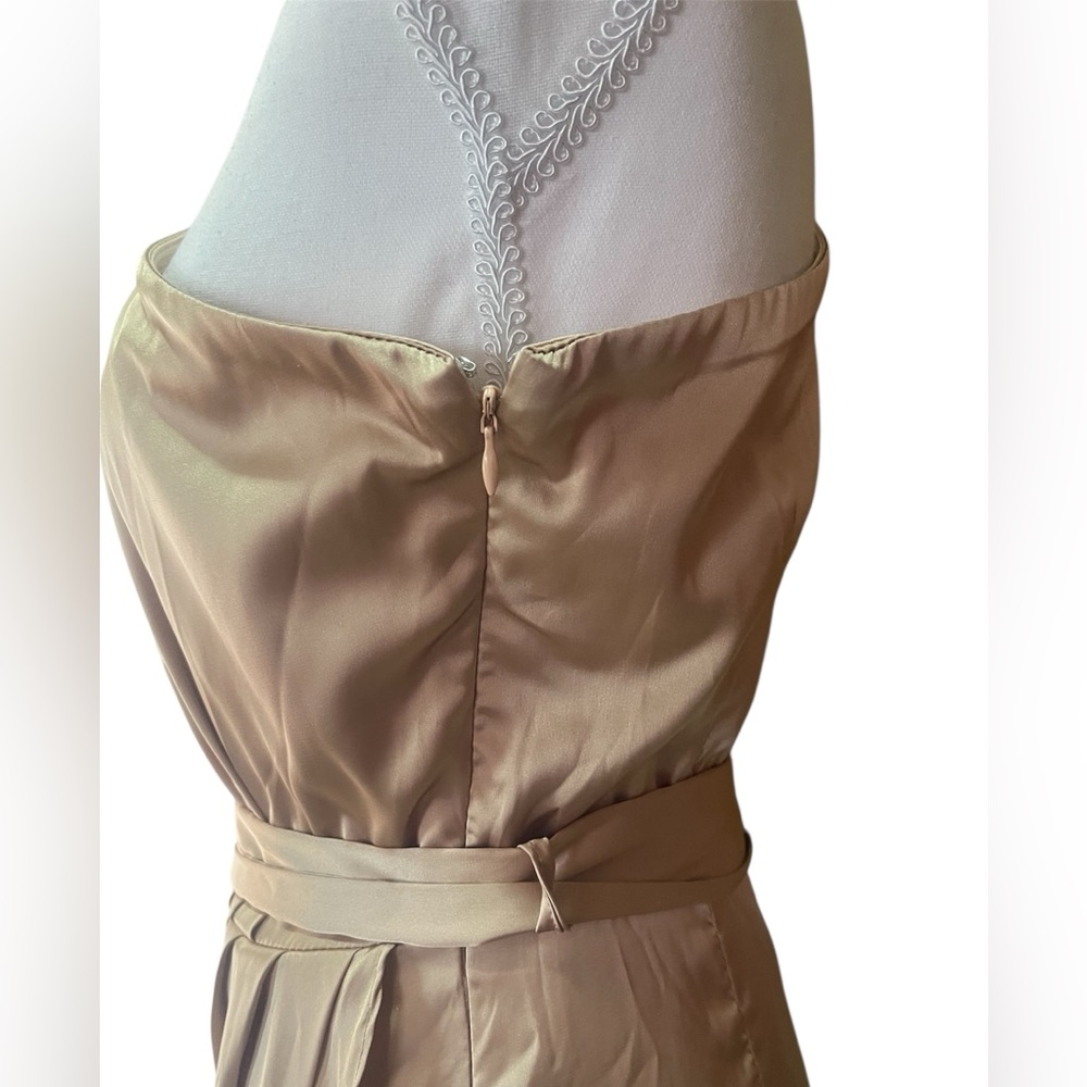 BALTIC BORN , Elegant Tan One-Shoulder Dres - Picture 5 of 8